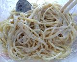 混ぜるだけ!ヘルシーなお豆腐ソースパスタ作り方4写真