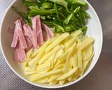 ピーマンとじゃがいものカレー味きんぴら✨作り方2写真