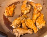 簡単味ぽんで☆手羽元の照り焼き作り方4写真