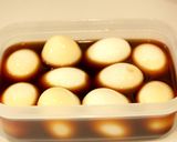 *簡単作り置き♡とろ～り半熟味付け煮卵♪作り方4写真