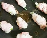 ♡簡単♡豚バラのにらチーズ巻き巻き♡作り方5写真