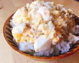 そぼろ玉子豆腐丼作り方4写真