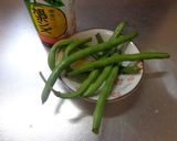 最速のレンジでいんげんポン酢作り方1写真