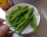 最速のレンジでいんげんポン酢作り方4写真