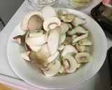 中華鍋で作る！きのこと豚肉ガーリック炒め作り方1写真