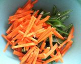 【常備菜】野菜の南蛮漬け作り方1写真
