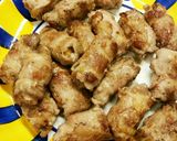 ガッツリ☆厚揚げの肉巻きとナスの生姜焼き作り方5写真
