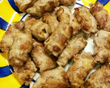 ガッツリ☆厚揚げの肉巻きとナスの生姜焼き作り方5写真