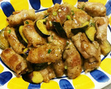 ガッツリ☆厚揚げの肉巻きとナスの生姜焼き作り方8写真