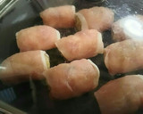 夏にさっぱり！豚と梅シソの肉巻きおにぎり作り方5写真