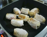 夏にさっぱり！豚と梅シソの肉巻きおにぎり作り方7写真