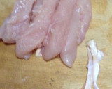 若鶏のささみサラダ　柚子胡椒風味作り方2写真