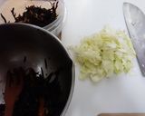 残った♡ひじき煮♡で簡単リメイクサラダ作り方1写真