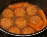 ちょっと上品に！魚河岸あげのわかめあん作り方2写真