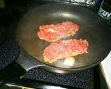 細切れ肉の牛肉ステーキ作り方3写真