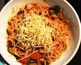 焼きそば麺とラタトゥイユでランチ！作り方2写真