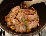 イタリア風・牛肉の赤ワイン煮込み作り方4写真