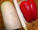 大根とパプリカのおもてなし塩ナムル作り方1写真