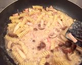 キノコのクリームパスタ作り方7写真
