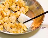 簡単節約お弁当揚げない鶏胸肉の柔らか酢鶏作り方3写真
