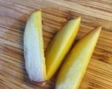 ピーチ入りルッコラサラダ作り方3写真