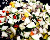 夏野菜カレー〜ズッキーニとパプリカ・茄子作り方2写真