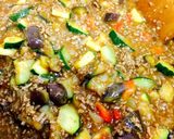 夏野菜カレー〜ズッキーニとパプリカ・茄子作り方3写真