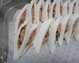 はんぺんのニラひき肉はさみ揚げ作り方3写真