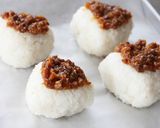 残ったご飯と肉味噌で簡単焼きおにぎり作り方4写真