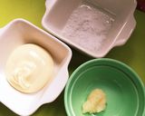 えびトマトのガーリックマヨサラダ作り方1写真