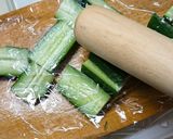 基本の和食❤塩漬けきゅうりの梅ごま和え作り方1写真
