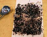 白黒ごまの珈琲風味のひとくちパイ作り方1写真