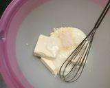 寒天で☆レアチーズケーキ風作り方1写真
