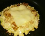 チーズinお好み焼き作り方3写真