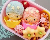 キャラ弁☆キキララちゃん☆七夕のお弁当作り方4写真