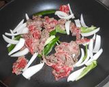 トマト入り牛肉と野菜の甘酢炒め作り方4写真