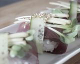 カツオの手まり寿司作り方14写真