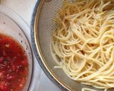 バジルが香るトマトの冷製パスタ作り方4写真