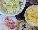 ボリューム満点!大磯屋ポテト焼そば作り方1写真