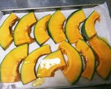 かぼちゃ。オーブントースターで焼いただけ作り方3写真