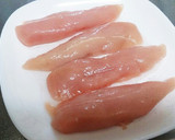 レンジで簡単♪ ささみのワサビ醤油和え作り方1写真
