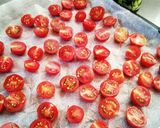 簡単♪セミドライトマトのオイル漬け作り方1写真