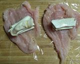 揚げないチキンカツ☆エリンギとチーズ入り作り方4写真