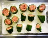 切り方を変えるだけ！簡単ピーマンの肉詰め作り方3写真