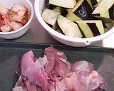 ナス鶏キムチ炒め作り方1写真
