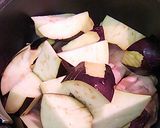 ナス鶏キムチ炒め作り方4写真