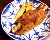 鰻のタレで豚足の照り焼き 厚揚げ添え作り方5写真