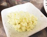 ガッツリにんにくのスパイシーひき肉ごはん作り方2写真