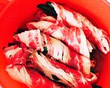 スーチーマーで簡単肉巻き野菜作り方1写真