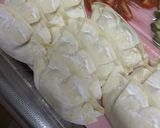 オクラとトマトのふわとろスープ餃子作り方4写真